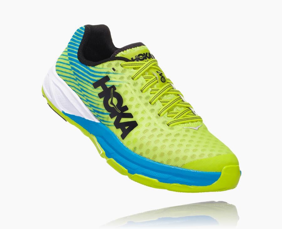 Tenis Hoka One One Feminino Verdes/Azuis - Evo Carbon Rocket - 839-MDWPSR